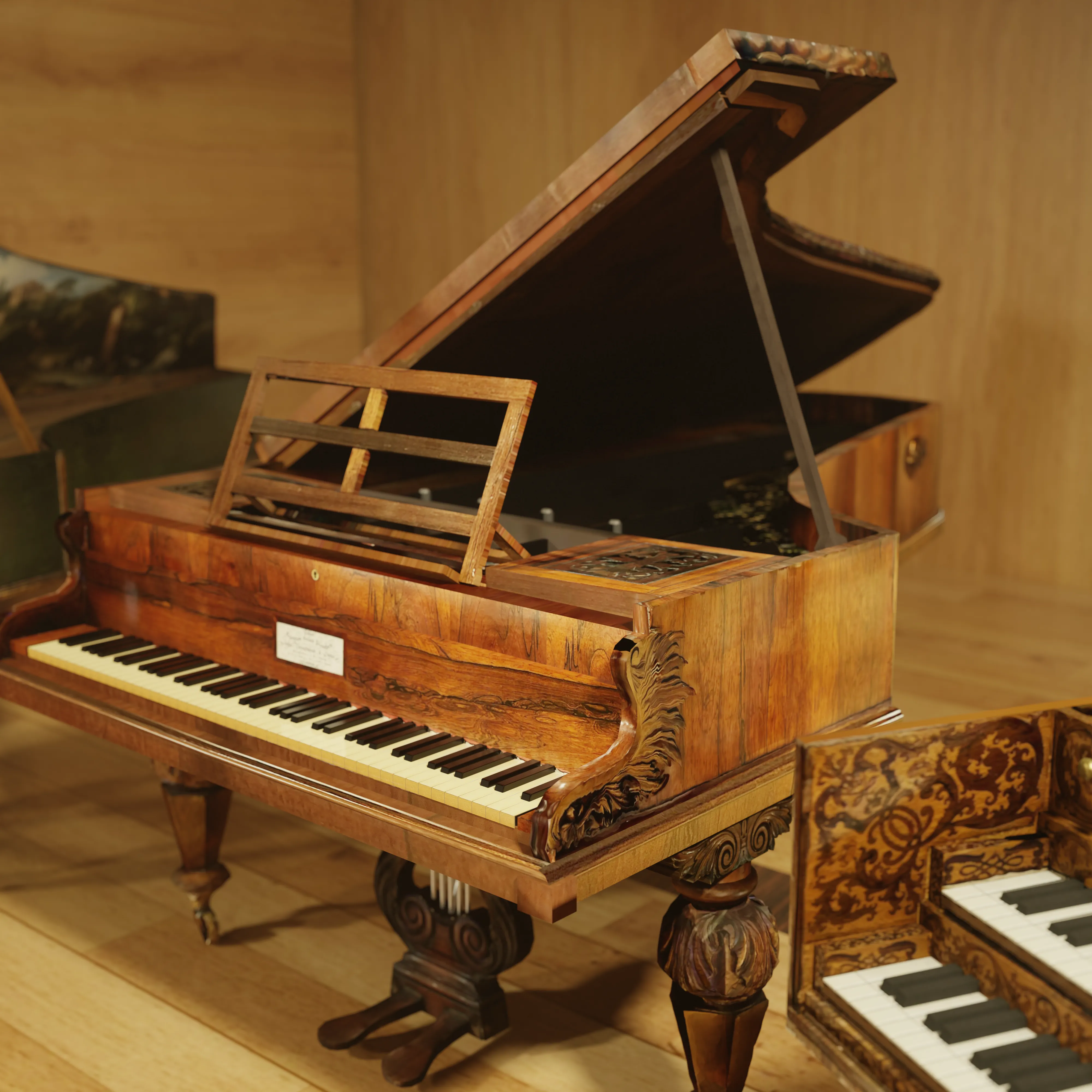 Broadwood Piano Detail 2